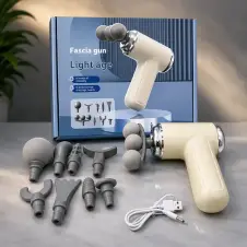 Fascia Gun Light Age 3-Head Deep Tissue Massage Gun